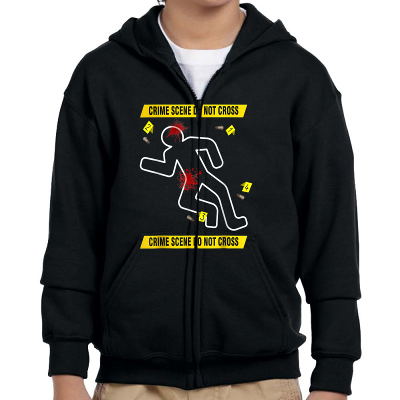 Crime Scene Investigation, Forensic Evidence, Csi Police Youth Zipper Hoodie by KarinLeighPurcell | Artistshot