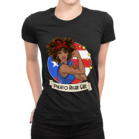 Hot Trend Puerto Rican Girl Strong Puerto Rico Pride Boricua Ladies Fitted T-shirt | Artistshot