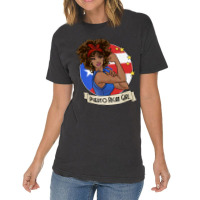 Hot Trend Puerto Rican Girl Strong Puerto Rico Pride Boricua Vintage T-shirt | Artistshot