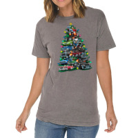 Car Madness Christmas Tree  Muscle Cars And Hot Rods Music Vintage T-shirt | Artistshot