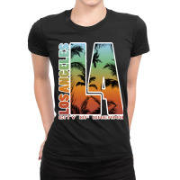 Los Angles Ladies Fitted T-shirt | Artistshot