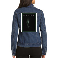 Alien Ladies Denim Jacket | Artistshot