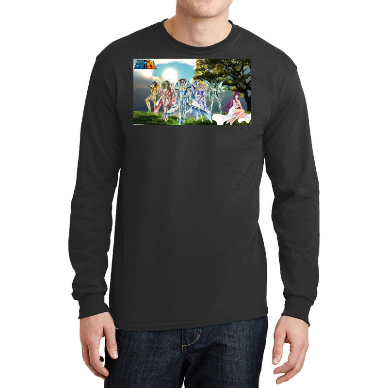 Saint Seiya Knights Of The Zodiac Poster Love Long Sleeve Shirts by vulumagelsyh | Artistshot