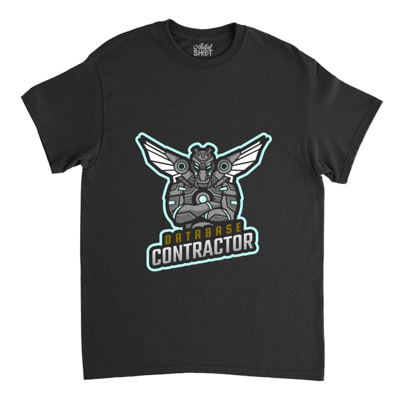 Database Contractor - Office Superhero Classic T-shirt by SuzanneElaineSehorn | Artistshot