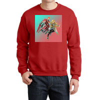 Pyra Amp Mythra Smash Ultimate Artwork Poster Cool Crewneck Sweatshirt | Artistshot