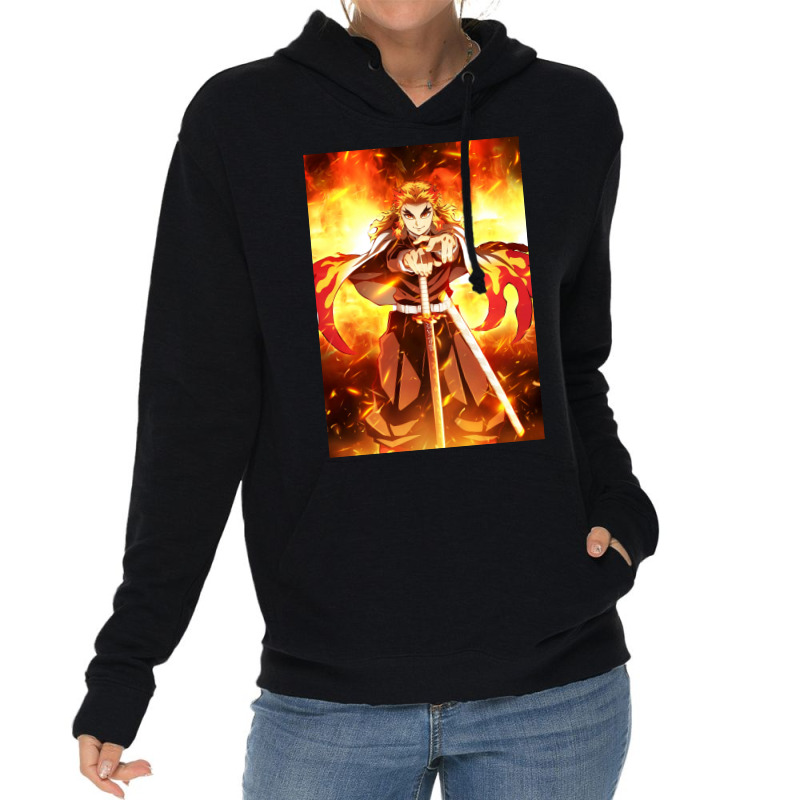 Rengoku Kyjur Poster Aesthetic Lightweight Hoodie | Artistshot