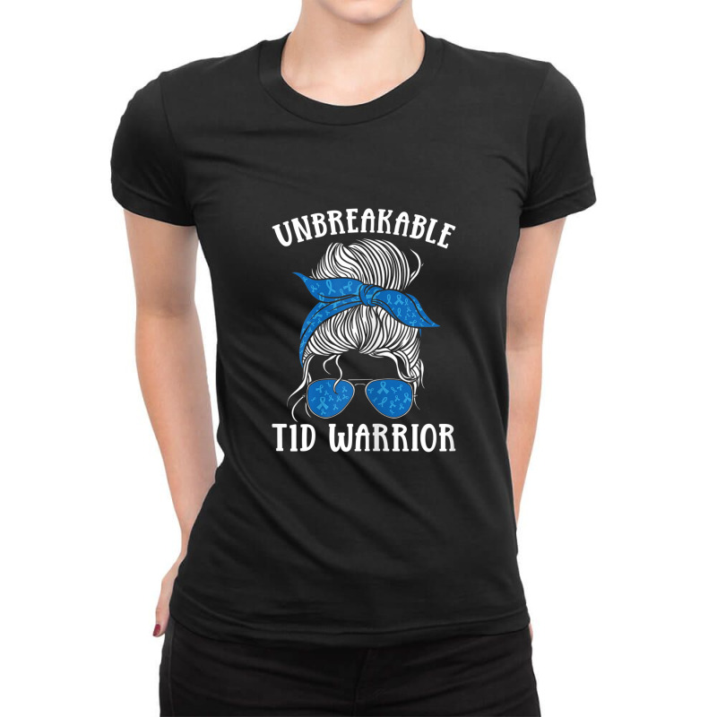 Diabetes Awareness Type 1 Diabetes Unbreakable T1d Warrior Ladies Fitted T-Shirt by KarinLeighPurcell | Artistshot