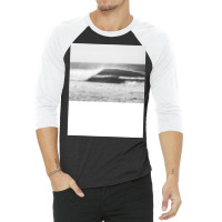 Black And White Ocean Wave 3/4 Sleeve Shirt | Artistshot