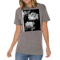 Black And White Peonies Vintage T-shirt | Artistshot