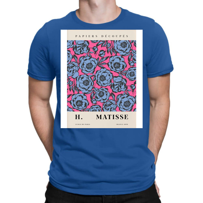 Blue Flower H Matisse T-Shirt by ohtoivamm | Artistshot