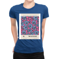 Blue Flower H Matisse Ladies Fitted T-shirt | Artistshot