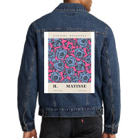 Blue Flower H Matisse Men Denim Jacket | Artistshot