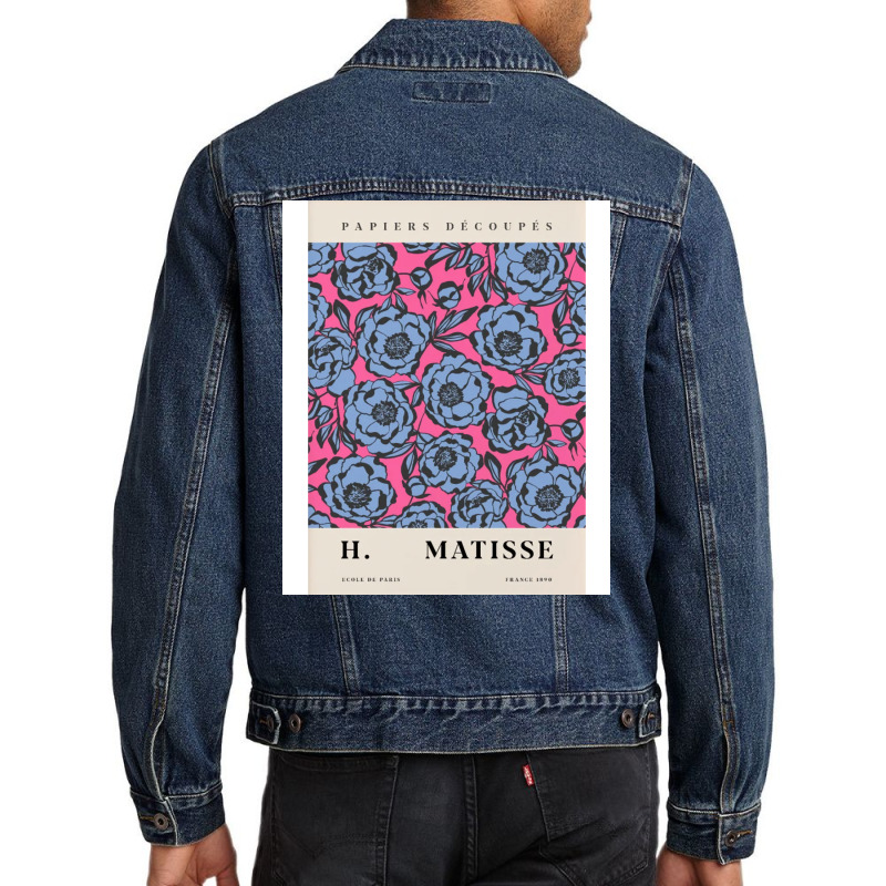 Blue Flower H Matisse Men Denim Jacket by ohtoivamm | Artistshot