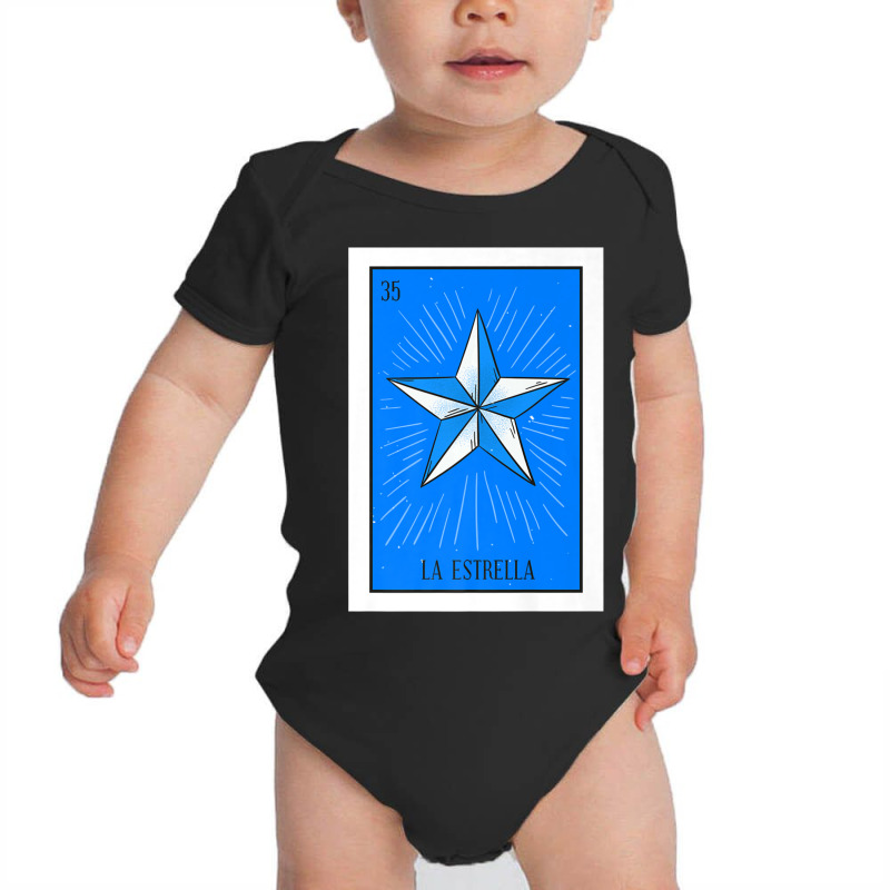 Limited Edition La Estrella Lottery Card Gift The Star Card Mexican Lo Baby Bodysuit by behindcedar22 | Artistshot