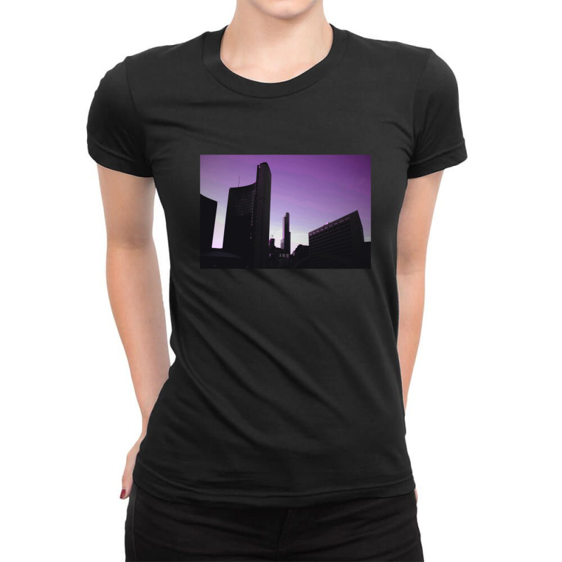 Toronto City Canada Gift Ladies Fitted T-Shirt by LanaErica | Artistshot