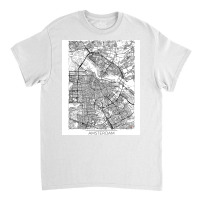 Amsterdam Map Minimal Classic T-shirt | Artistshot