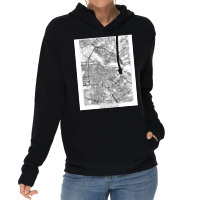 Amsterdam Map Minimal Lightweight Hoodie | Artistshot