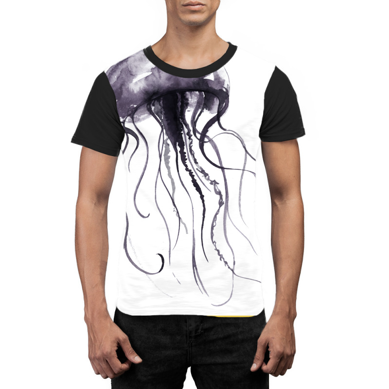 Abstract Jellyfish Graphic T-shirt by annisalrimiy | Artistshot