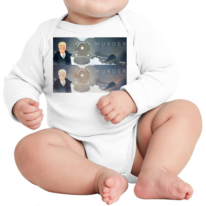 Murder On The Orient Express Long Sleeve Baby Bodysuit | Artistshot