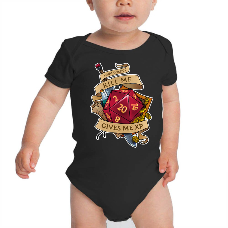 Trending What Doesn't Kill Me Baby Bodysuit | Artistshot