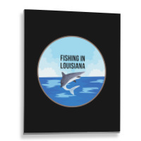 Limited Edition Fishing In Louisiana Metal Print Vertical | Artistshot