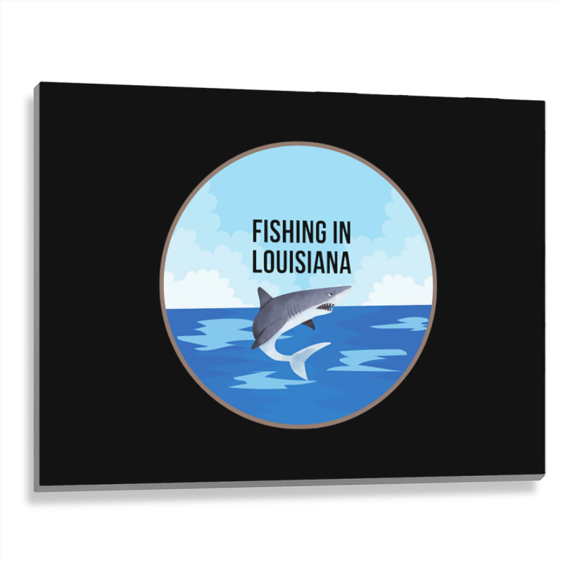 Limited Edition Fishing In Louisiana Metal Print Horizontal | Artistshot