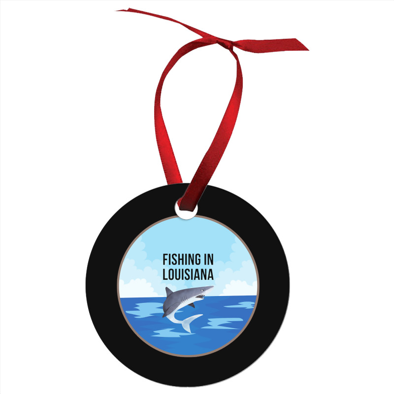 Limited Edition Fishing In Louisiana Ornament | Artistshot