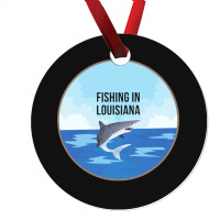 Limited Edition Fishing In Louisiana Ornament | Artistshot