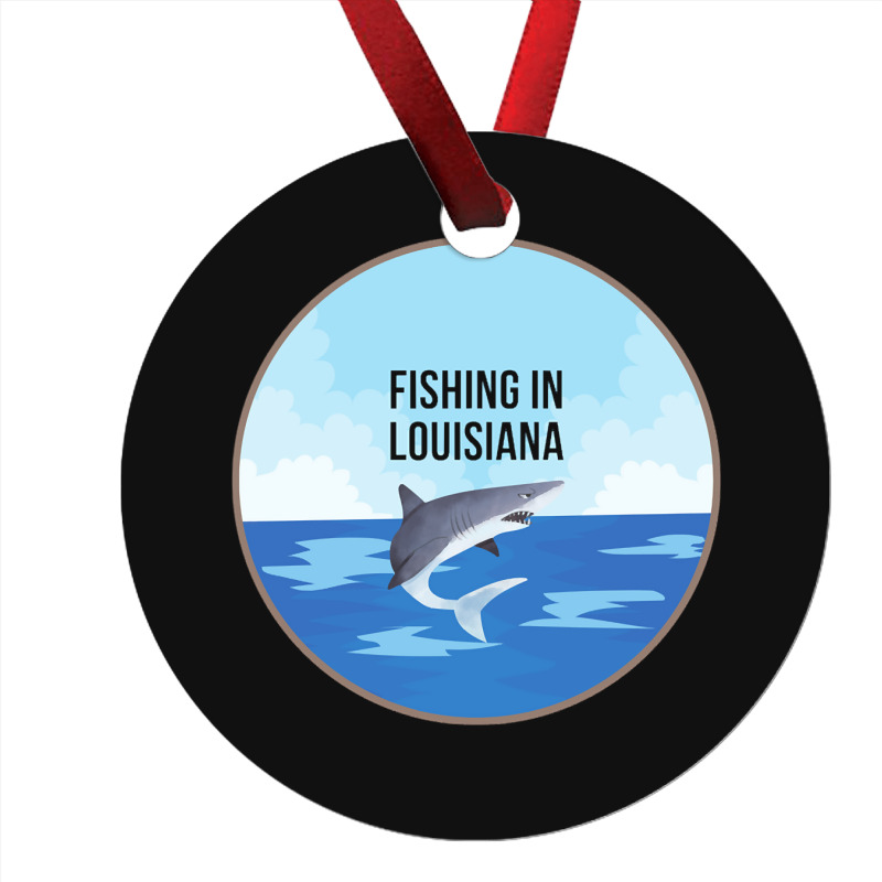 Limited Edition Fishing In Louisiana Ornament | Artistshot