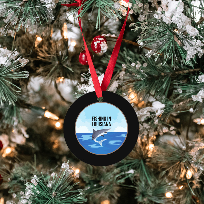 Limited Edition Fishing In Louisiana Ornament | Artistshot