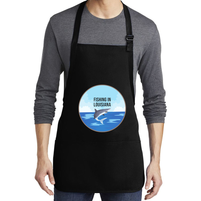 Limited Edition Fishing In Louisiana Medium-length Apron | Artistshot