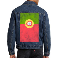 Hot Trend Portugal  Awesome Flag Men Denim Jacket | Artistshot