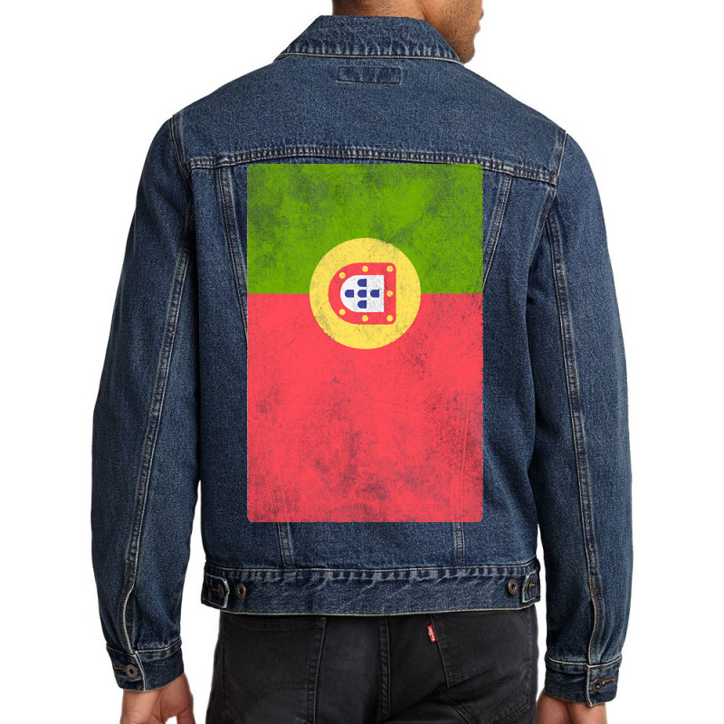 Hot Trend Portugal  Awesome Flag Men Denim Jacket | Artistshot