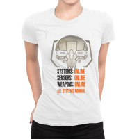 Mechwarrior All Systems Nominal Active Ladies Fitted T-shirt | Artistshot