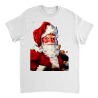 Painting Santa Classic T-shirt | Artistshot