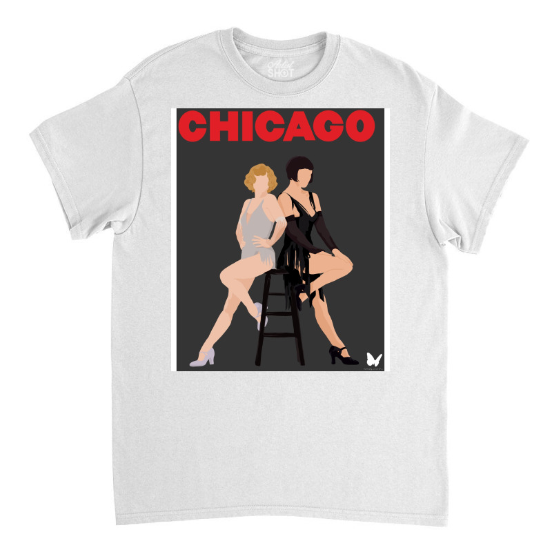 Chicago Musical Minimalist Poster Classic T-shirt by faschalekrie | Artistshot