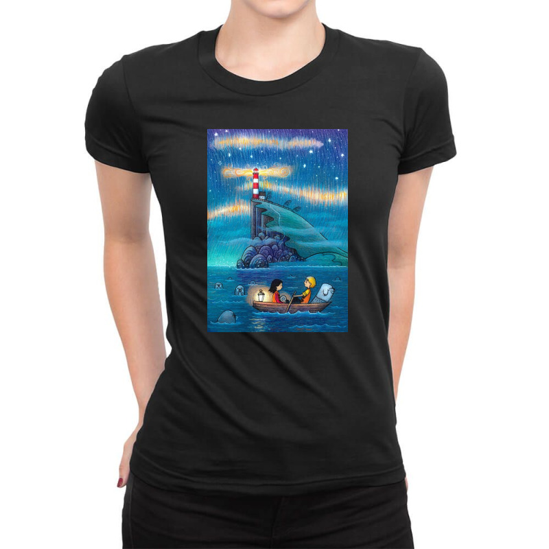 Song Of The Sea Ladies Fitted T-Shirt by nancycostas | Artistshot