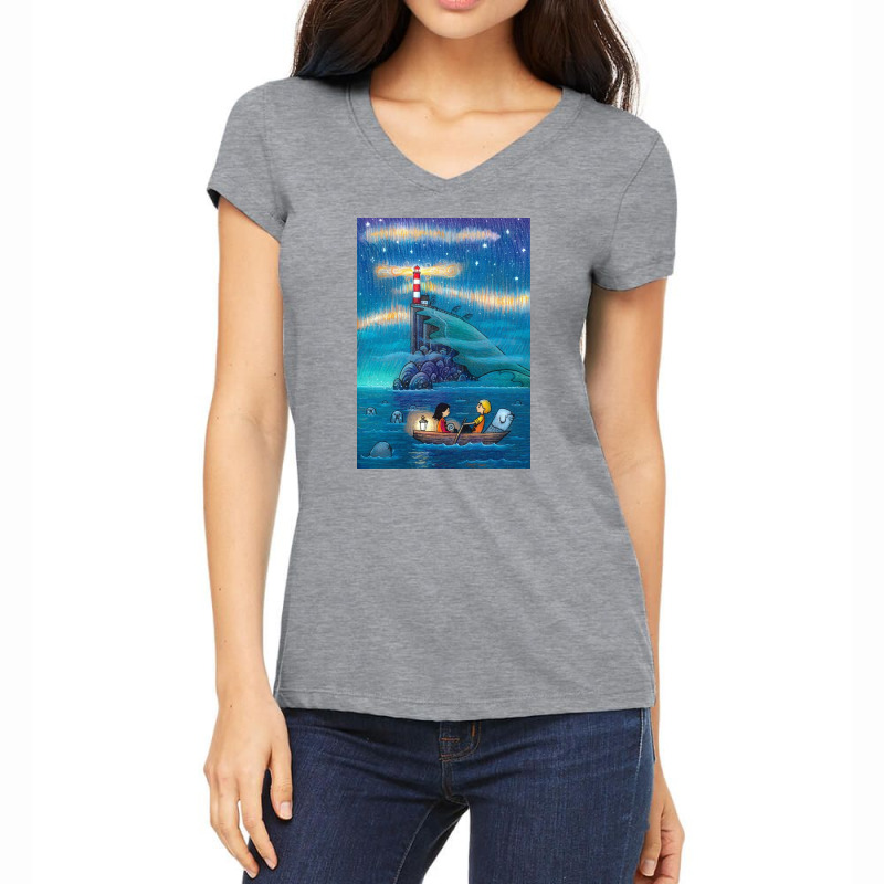 Song Of The Sea Women's V-Neck T-Shirt by nancycostas | Artistshot