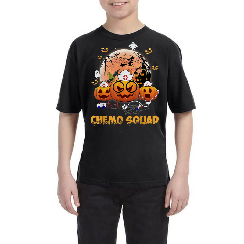 Chemo Squad Halloween Oncology Nurse Infusion Pumpkin Youth Tee by ReginaldLewisMay | Artistshot