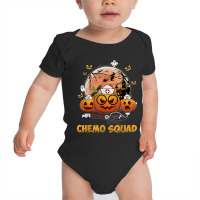 Chemo Squad Halloween Oncology Nurse Infusion Pumpkin Baby Bodysuit | Artistshot