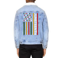 Trending Juneteenth Flag Black Power Fists Unisex Sherpa-lined Denim Jacket | Artistshot