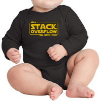 Stack Overflow With You Long Sleeve Baby Bodysuit | Artistshot