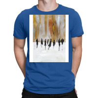 Cityscape Abstract Black Silhouettes T-shirt | Artistshot