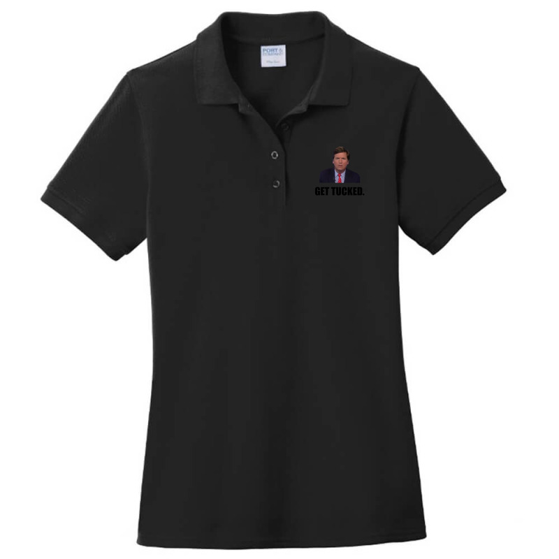 Get Tucked Carlson Ladies Polo Shirt by ClintSittig | Artistshot