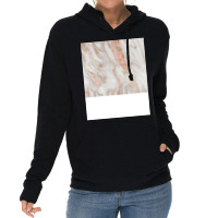 Civezza   Rose Gold Marble Lightweight Hoodie | Artistshot