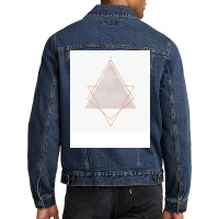 Blush Copper Geometric Syndrome 1 Men Denim Jacket | Artistshot