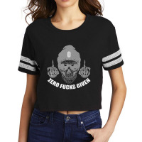 Hot Trend Zero Fucks Given Skull Bandana Men Middle Scorecard Crop Tee | Artistshot