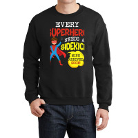 Every Superhero Needs A Sidekick Ba1 Crewneck Sweatshirt | Artistshot