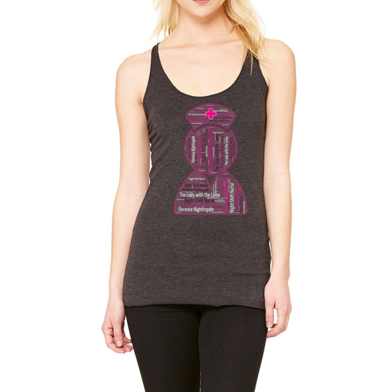 The Lady With The Lamp Nurse Florence Nightingale T Shirt Racerback Tank by zaeske | Artistshot