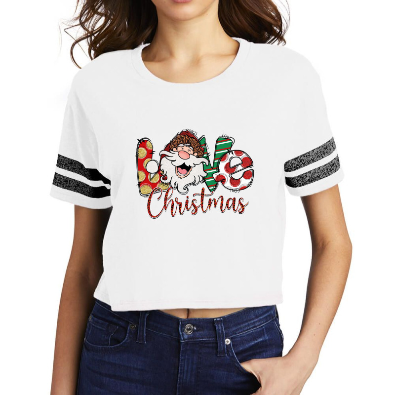 Love Christmas Scorecard Crop Tee by merlewilliamson | Artistshot